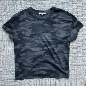 Z Supply Charcoal Camouflage Tee